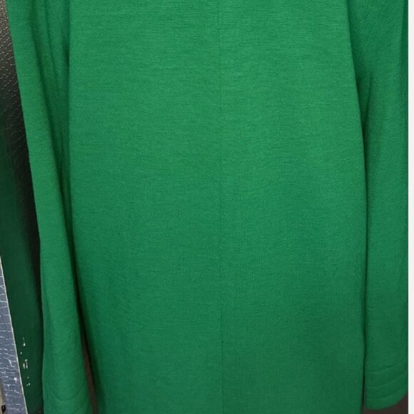 Anne Klein Vintage Emerald Green Zip Up Coat Size 4 - Picture 12 of 16
